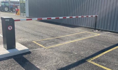 Installation d'une barrière levante automatique à Clermont-Ferrand